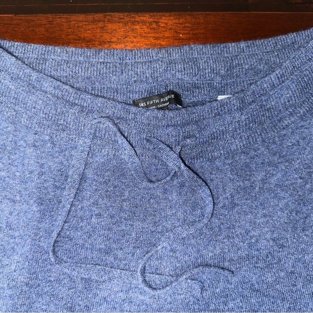 Saks Fifth Avenue Men's Blue Sweater